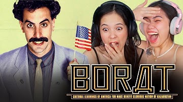 Foreign Girls React | Borat | First Time Watch
