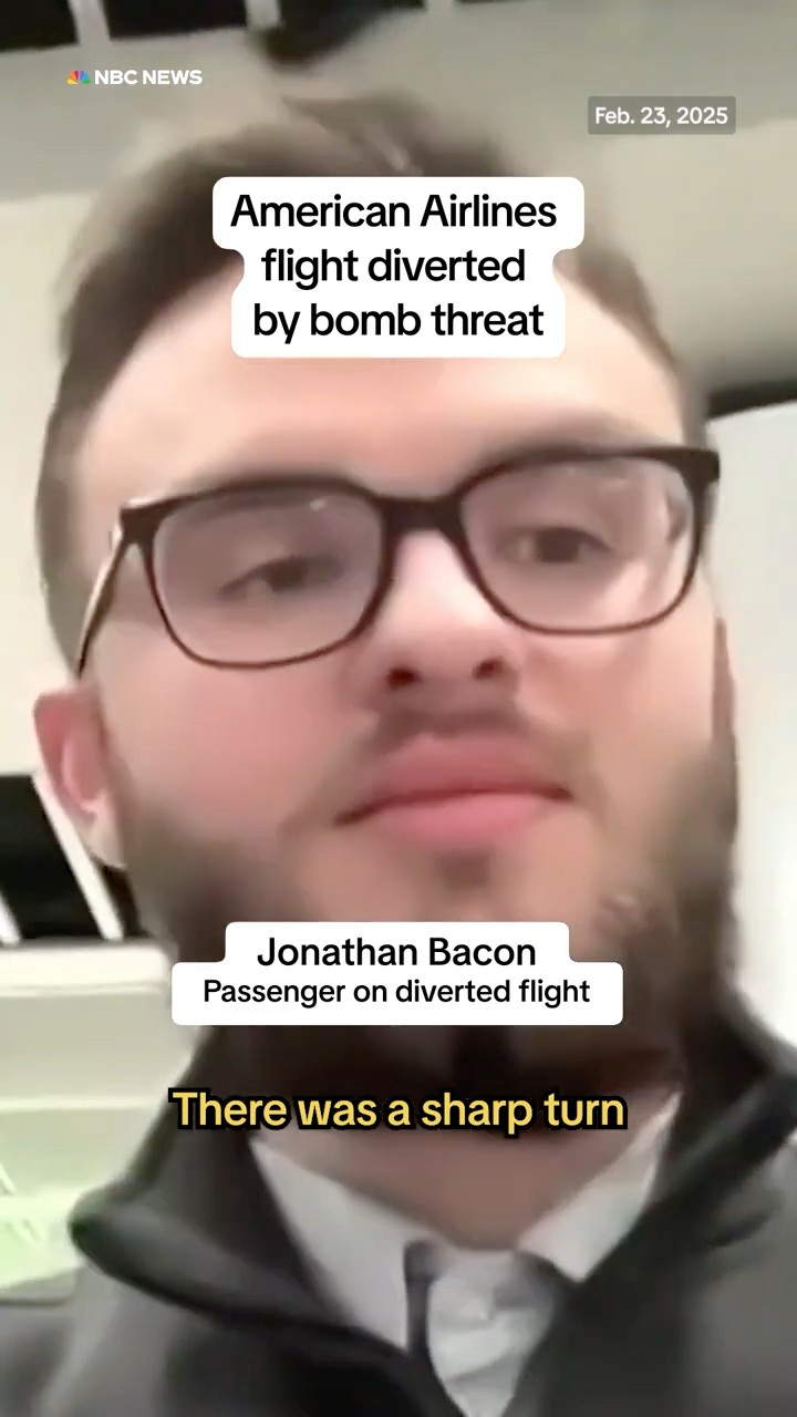 American Airlines flight diverted by bomb threat