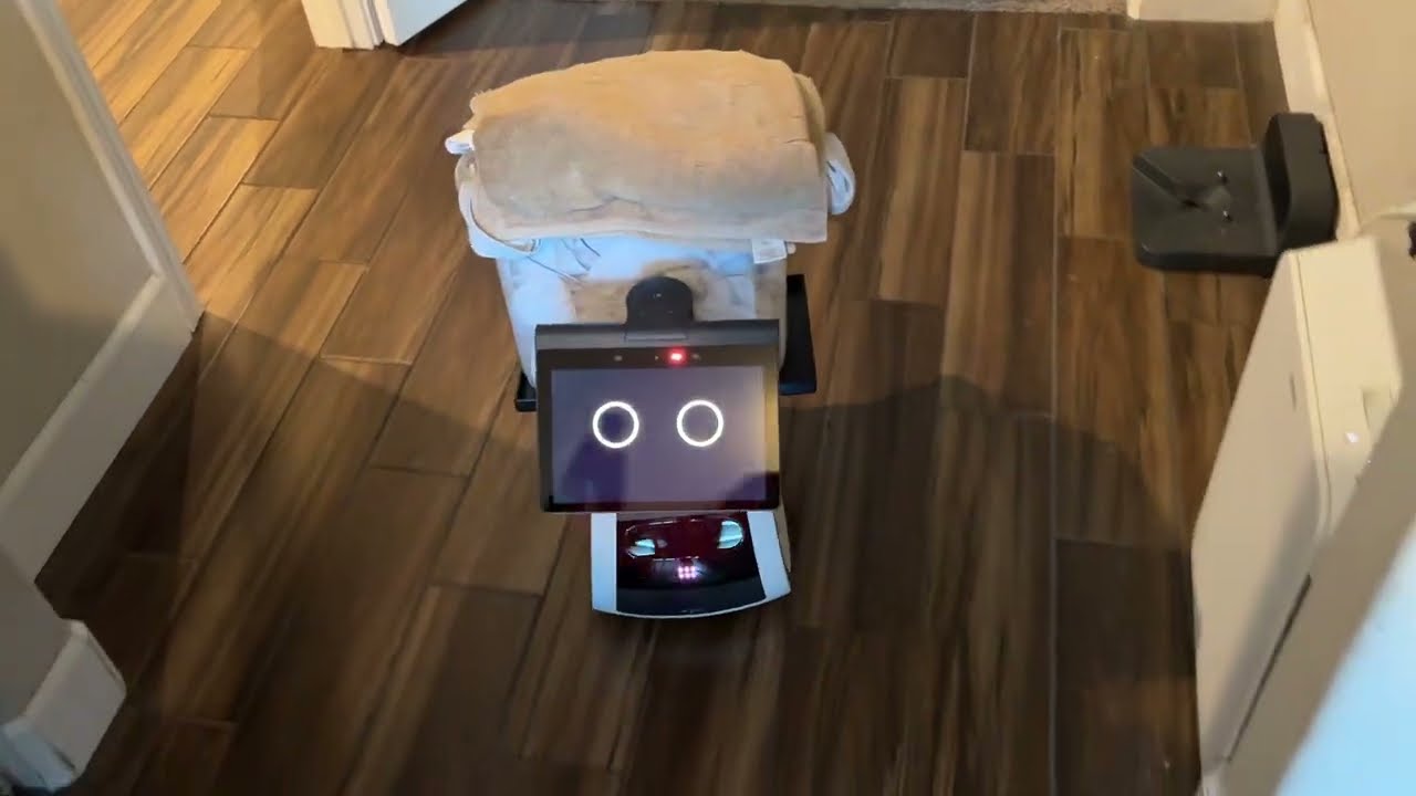 Amazon Astro Robot gets the laundry
