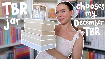 TBR prompt jar chooses my reads for December! 🫙📚 *December TBR*
