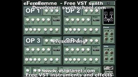 eFemme - Free VST synth - vstplanet.com