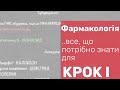 Фарма. КРОК-1. Серцеві глікозиди. Антидоти. Антитуберкульозні преп. та діуретики. Фармакодинаміка.