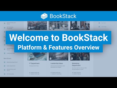 Welcome to BookStack - An Introduction to the Platform