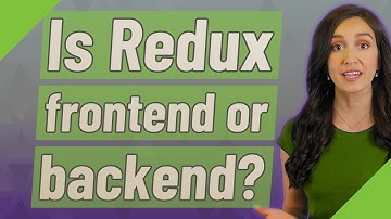 Is Redux frontend or backend?