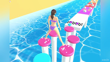 Hopscotch Run - All Levels Gameplay Android,ios (Levels 1)