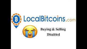 Trade has been disabled on Localbitcoins.com - Buy & Sell Bitcoin on Local Bitcoins