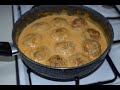 Тефтели на сковороде с подливой. Очень вкусно и нежно!