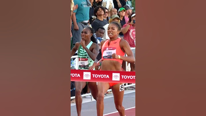 Gabby Thomas storms to US 200m title 😤 #athletics #usa #america #athlete