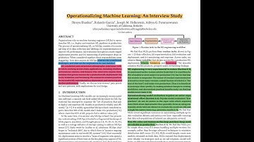 Operationalizing Machine Learning: An Interview Study