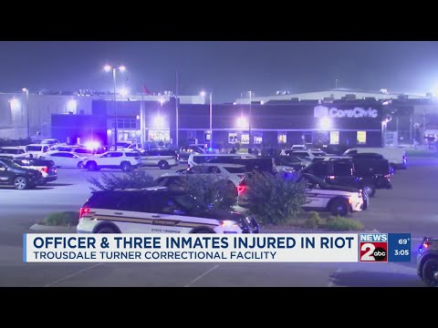 Officer, 3 inmates injured in Trousdale riot