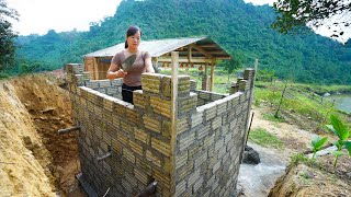 Build a Toilet and Bathroom on the Mountain - Build and Improve Your Life Alone, Part 2