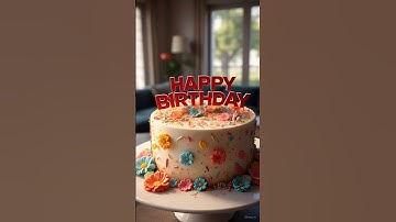 Thumbnail of #happybirthday #birthday #happybirthdaytoyou #music #cake #birthdaycake #happy