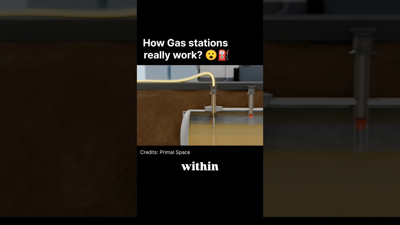 How Gas stations actually work?! 😮⛽