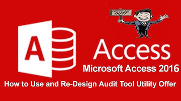 Microsoft Access Database - Audit Tool Utility Offer ( Using MS Access Forms)