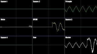 Mega Man Remade (RushJet1) - Bomb Man - Oscilloscope deconstruction @AverageJoeMama