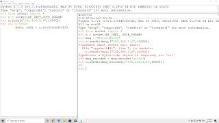 13.5. Networking - UDP Server & Client.