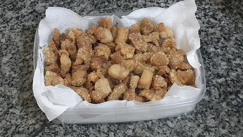 Como manter o torresmo crocante por mais tempo?