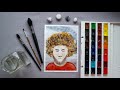 PAINT WITH ME: The Lion. Drawing idea