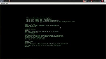 Running a simple C program on an emulated PDP-11 machine running Unix 7