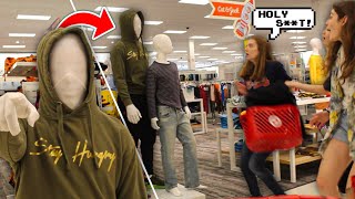 Fake Mannequin Scare Prank Pt. 2