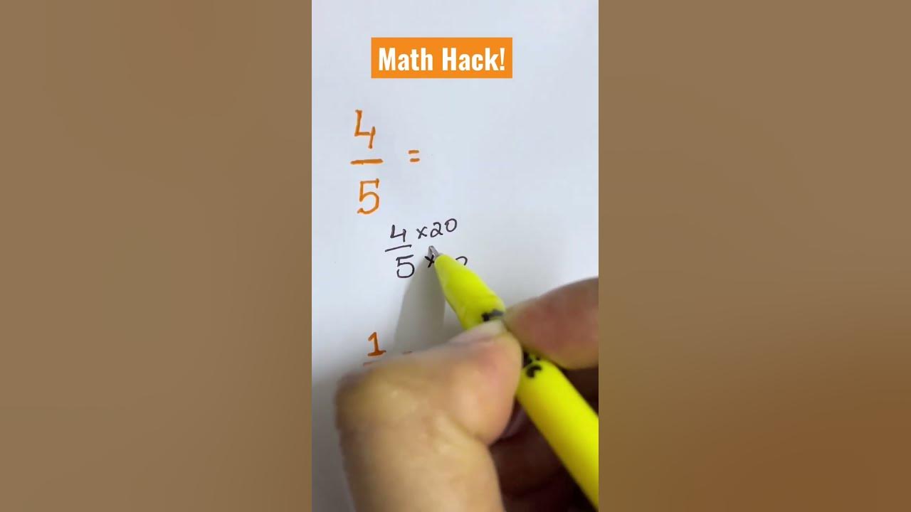 Math Hack! - YouTube