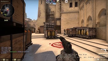 CSGO Mirage A-Side Retake Insane Reaction Shot with USP