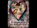 The layers of our life and the beautiful things in our heart mixed media art