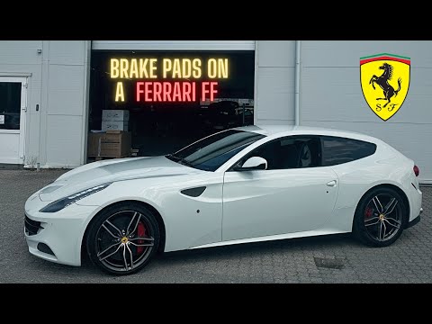 FERRARI FF BRAKE PADS MAINTENANCE DIY