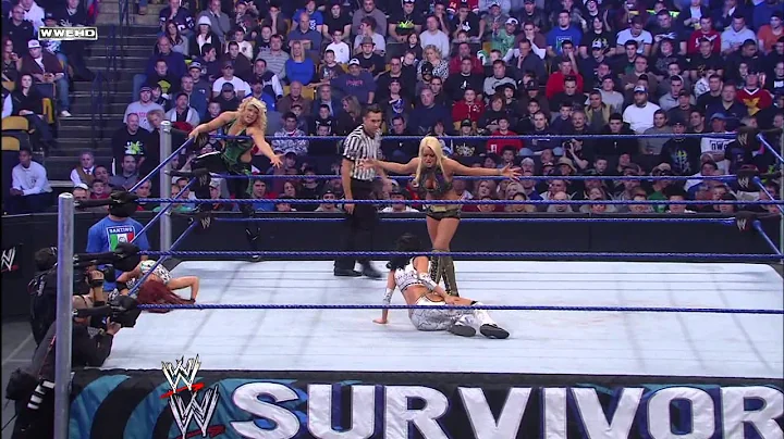 Maryse uses the Figure Four to make Candice Michel...
