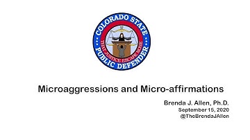 Microaggressions and Micro-affirmations