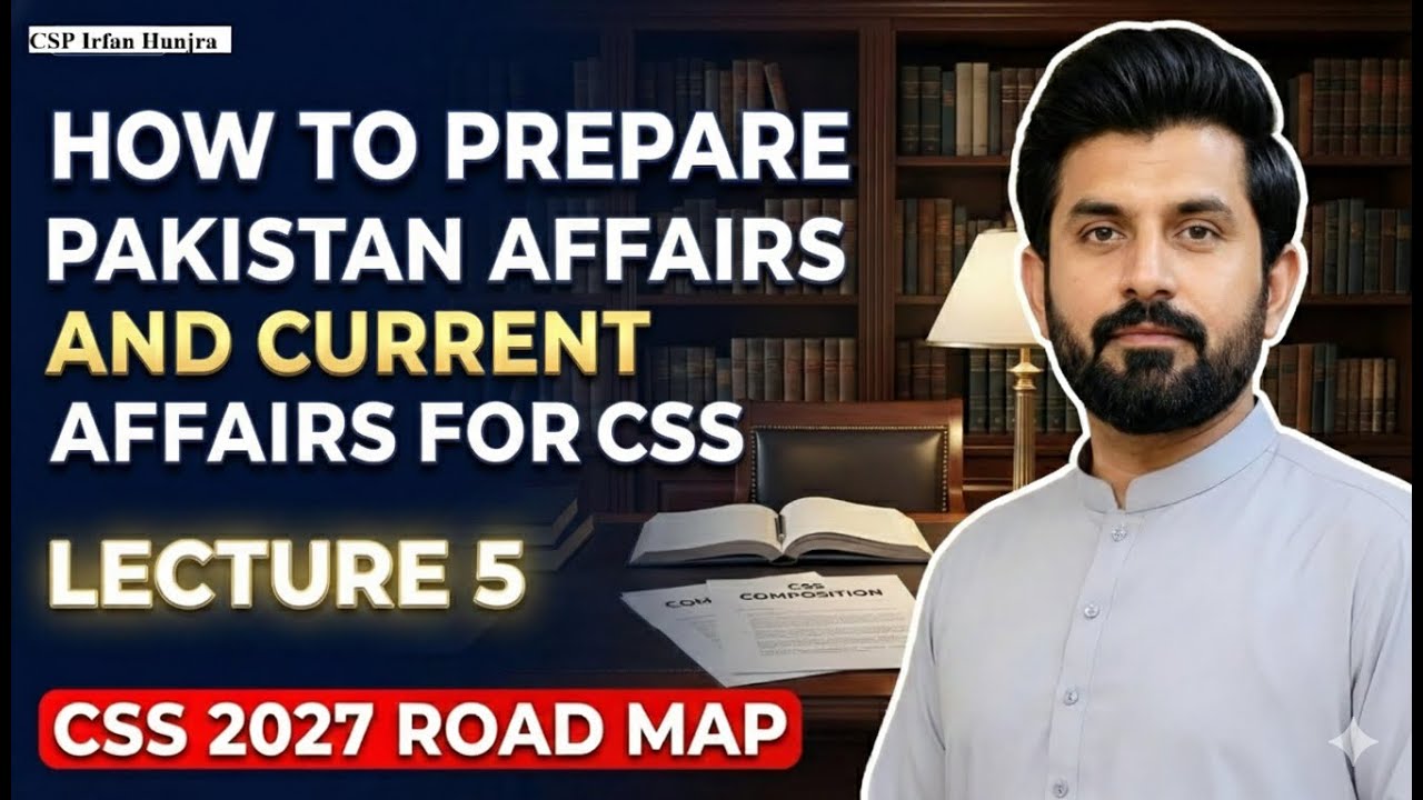 How to Prepare Pakistan Affairs and Current Affairs for CSS | CSP Irfan ...