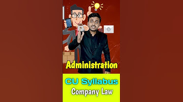 cu syllabus # CU semester2 Company Law Syllabus #calcuttauniversity #viral #shorts #bcom