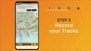 BRMB Maps - How To Record a Track on the App (Part 1) screenshot 3