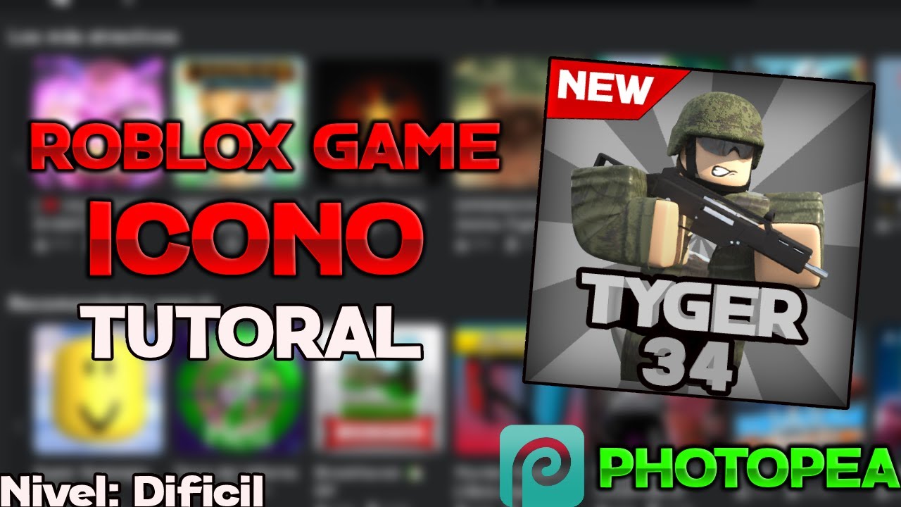 Roblox Game Icono Tutorial [Photopea] - YouTube