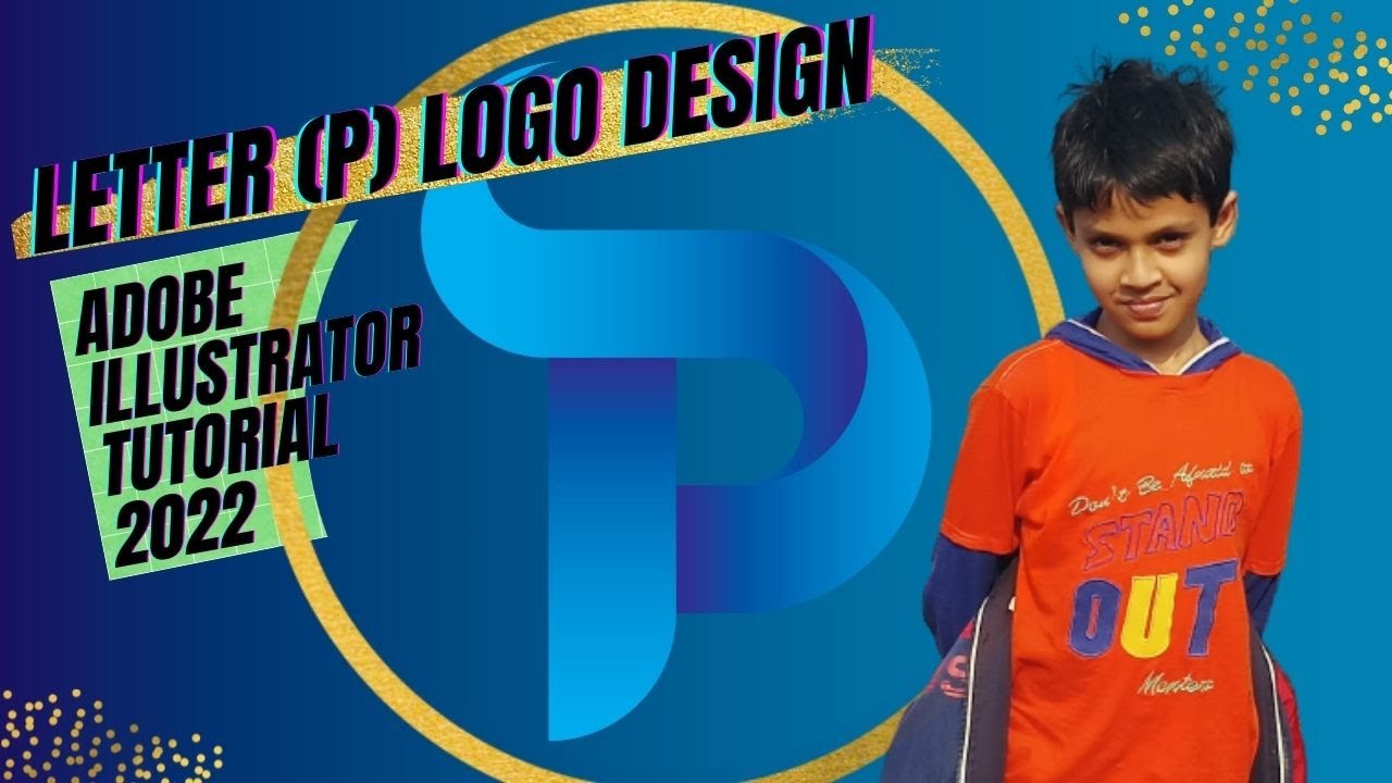Letter P Logo Design (adobe illustrator 2022)