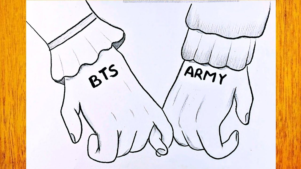 BTS Army Special Drawing / Dibujo simple y fácil para principiantes ...