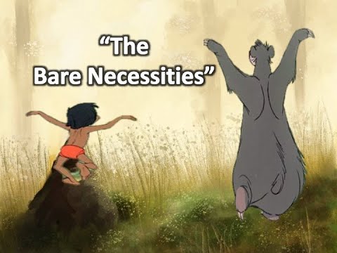 "Bare Necessities" The Jungle Book * We are non monetized, non profit, & non commercial Lyrics below