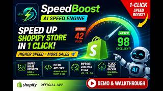 How to Fix Slow Shopify Store Speed & Core Web Vitals in 2026 🚀 (SpeedBoost AI Demo)