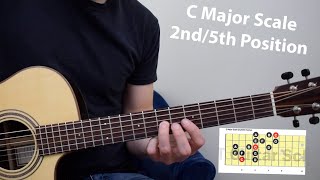 C Major Scale Guitar Lesson | 2nd & 5th Position