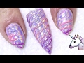 HOW TO DO UNICORN HORN NAILS WITH GEL POLISH 🦄💅🏽💅🏽