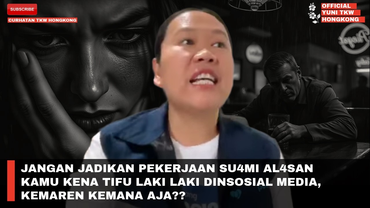 JANGAN JADIKAN PEKERJAAN SU4MI AL4SAN KAMU KENA TIFU LAKI LAKI DINSOSIAL MEDIA, KEMAREN KEMANA AJA??