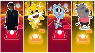 Wednesday 🆚 Baby Shark 🆚 Gumball 🆚 Wolfoo 🆚 Who Will Win?