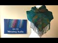 Weaving a V-Cowl