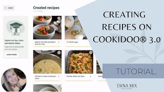 #Thermomix #TM6 #Cookidoo Create your personal recipes in Cookidoo® 3.0 screenshot 2