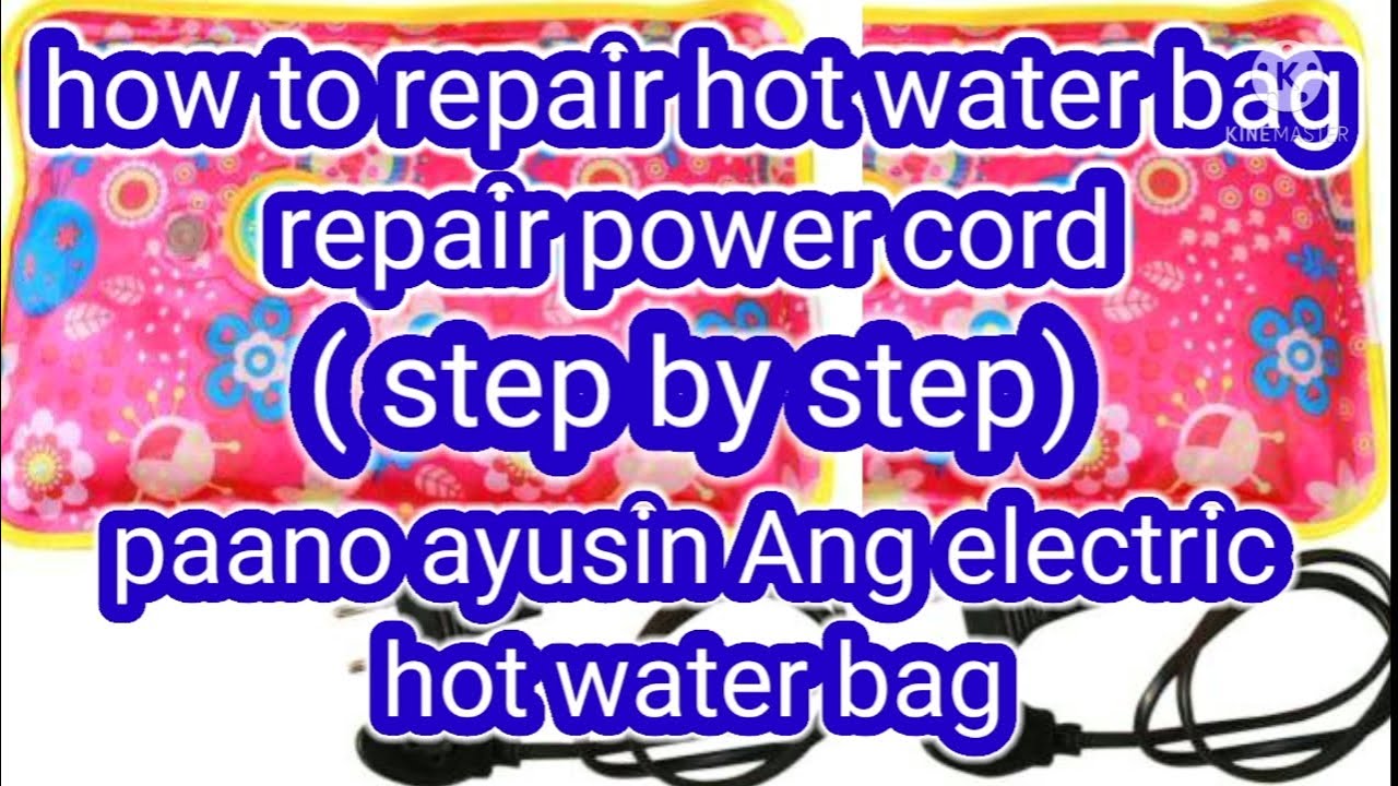how to repair hot water bag step by step paano ayusin ang hot water bag   YouTube