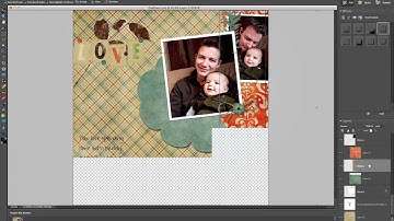Digital Scrapbooking Tutorial- Add Shadows