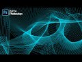 Abstract Lines Background Effect In Photoshop CC 2021 | Photoshop Tutorial