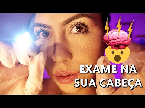 ASMR EXAMINANDO SEU COURO CABELUDO - ARREPIOS INTENSOS