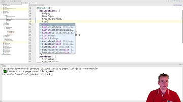 Ionic Mobile Apps | S2P26 | Ceate a page to list all jokes