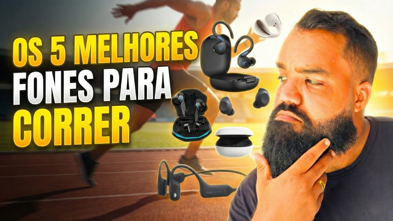 Fones que Não Caem! Os 5 Melhores Bluetooth para Academia e Corrida em 2026